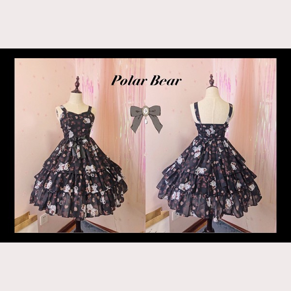 Polar Bear Chocolate Lolita Dress JSK (DC07)